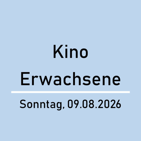 Bild von Einzeleintritt Erw. Kino Sonntag